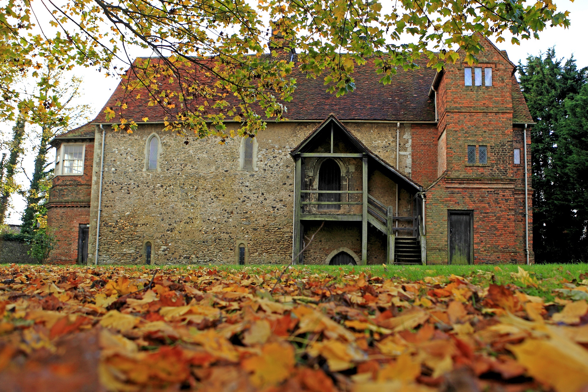 Temple Manor in Autumn
